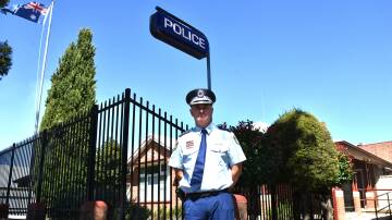 Inspector Adrian Matthews OIC Young Police Station made a public appeal on Tuesday. Photo by Annabel Cusack.