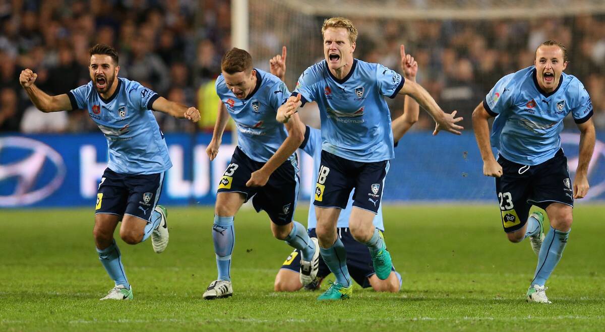 Rhyan Grant and his Sydney FC team-mates won the A-League grand final over Melbourne Victory
