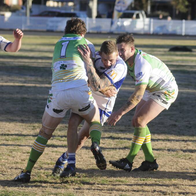 PERSONAL APPROACH: Saints halfback Matt Ranse and his team-mates are concentrating on themselves for the rest of the season. It is an approach they hope leads to a win over Mudgee this Sunday. Photo: CHRIS SEABROOK