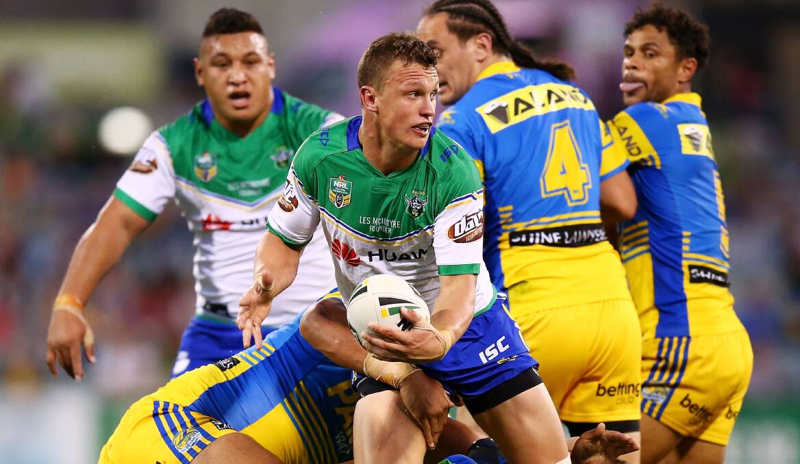 STAYING PUT: Orange junior Jack Wighton has inked a new deal with the Raiders extending his stay at Canberra until 2020. Photo: GETTY IMAGES