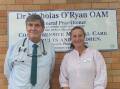 Dr ORyan and practice manager Kim McLean.