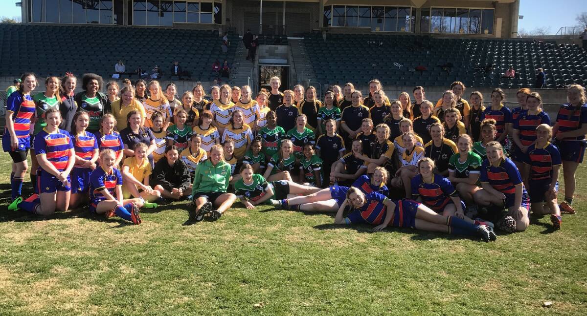 JILLAROOS IN WAITING: All five schools had a blast at Tuesday's bumper gala day, showing off plenty of serious talent as well. Photo: DAVE ELVY