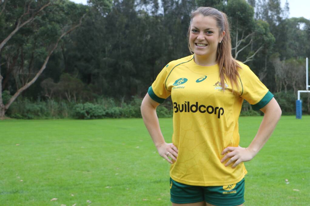 A BLAZING GRACE: Kinross Wolaroi product Grace Hamilton was named in the Wallaroos' Four Nations squad on Friday. Photo: ARU MEDIA