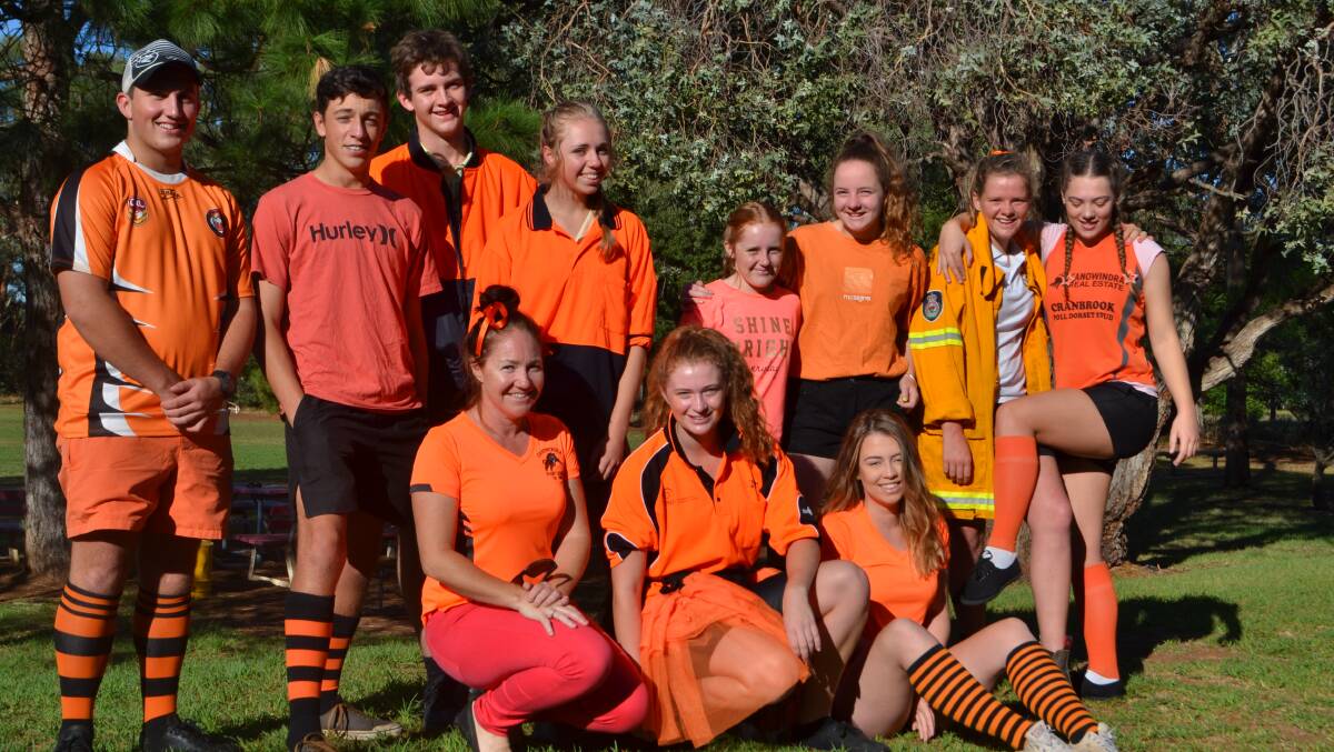 Teachers and students of Canowindra High School donned orange for Friday's National Day of Action against Bullying and Violence.