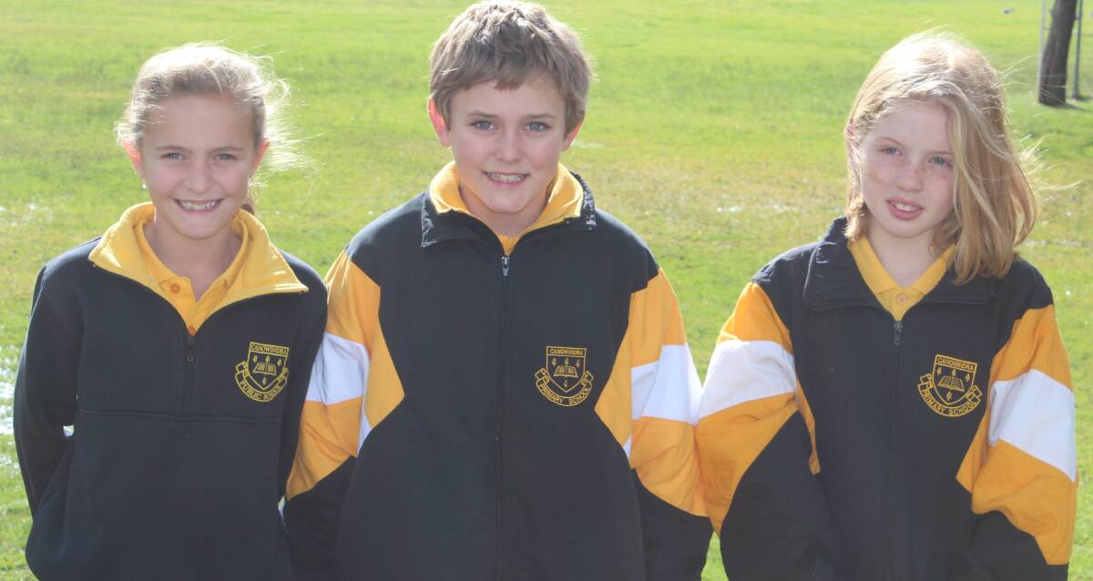 State Cross Country trio Kyra Fisher, Deegan Hogan and Louise Woods are excited ahead of competing at Eastern Creek Racecourse early next term.