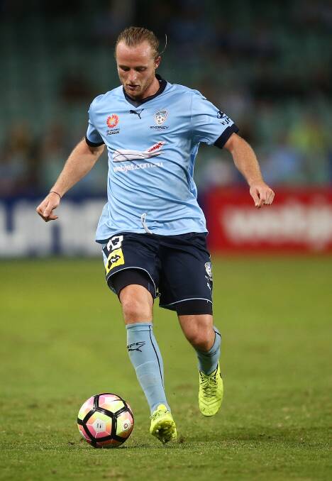 Pictured playing for Sydney FC, Rhyan Grant has 
made the 23-man Socceroos squad.