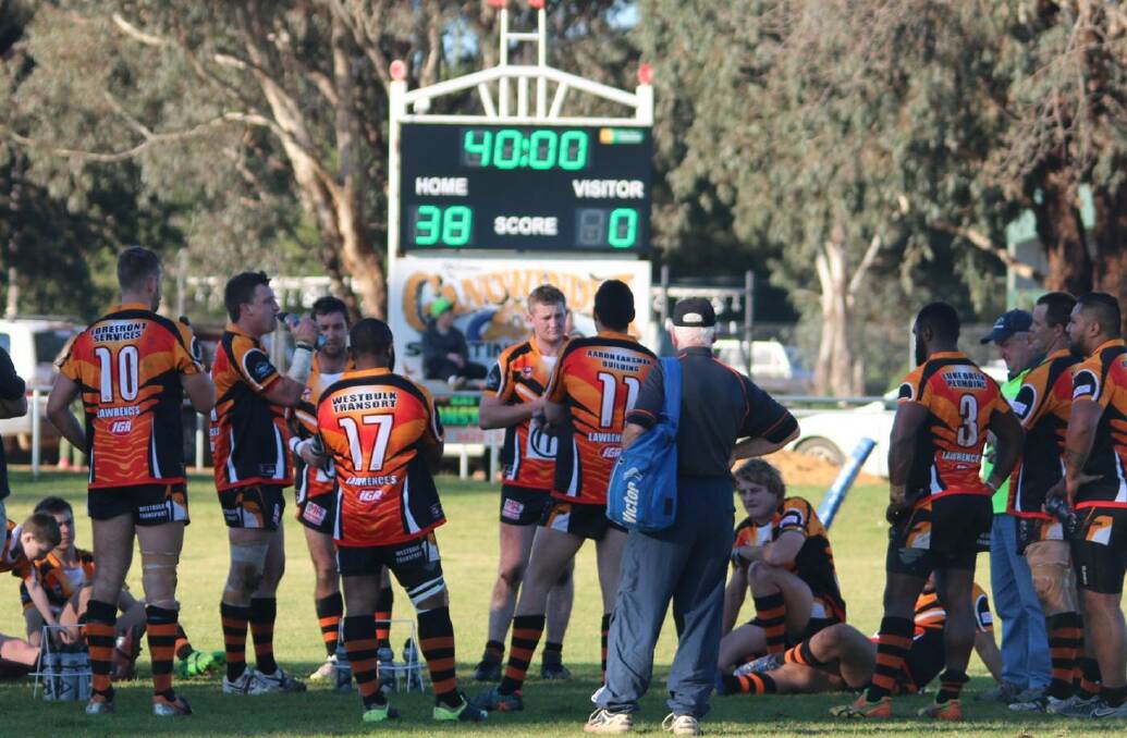 Pictured during last season, the Canowindra Tigers are hoping to compete in all three Woodbridge Cup grades in 2017.