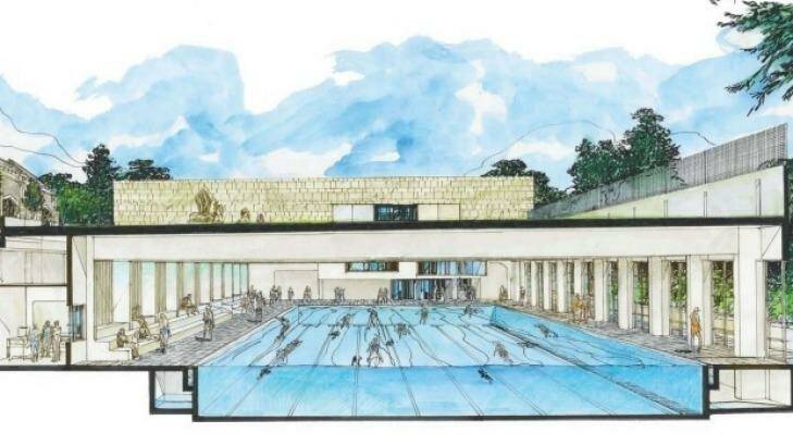 Trinity Grammar's Olympic size pool Photo: Supplied 