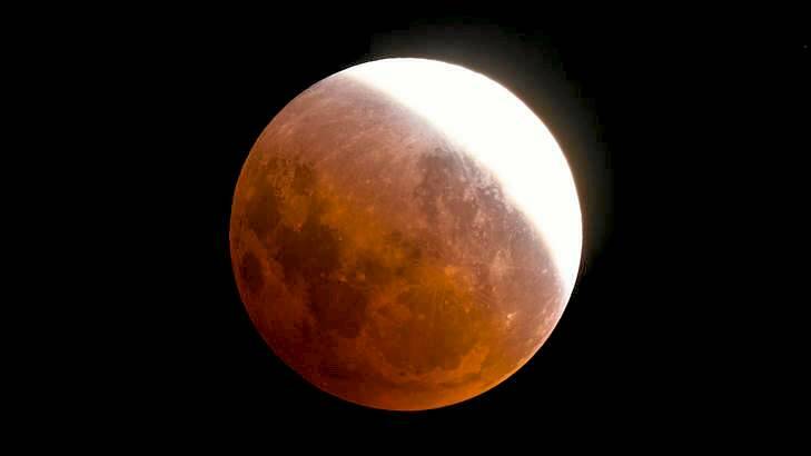 Melbourne is expected to one of the best locations to view the total lunar eclipse as it occurs on the eastern horizon. Photo: Phil Hart