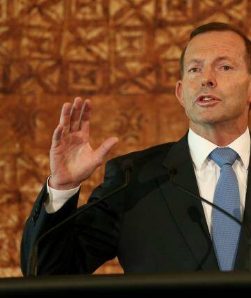 Tony Abbott hinted he may drop his controversial Medicare policy. Photo: Alex Ellinghausen