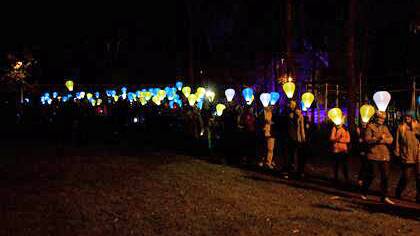 Lanterns of hope will shine during twilight to help the Leukaemia Foundation raise $1.25 million to invest in blood cancer research. Photo SUPPLIED.