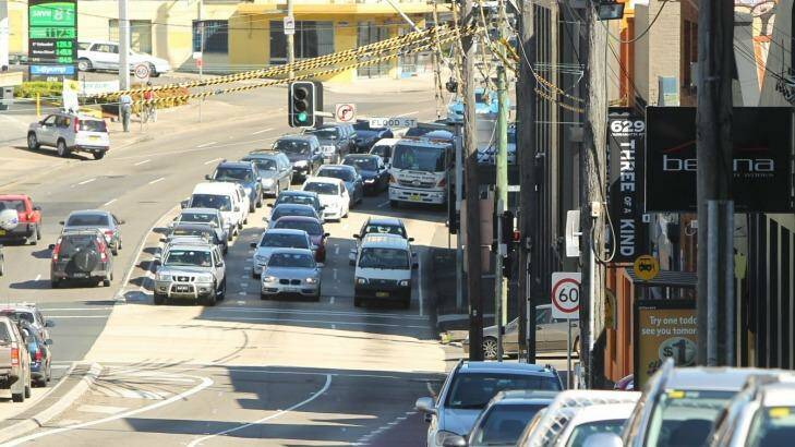 Infrastructure plans include $300 million to be spent on rapid bus systems, potentially on Parramatta Road or Victoria Road. Photo: Tamara Dean