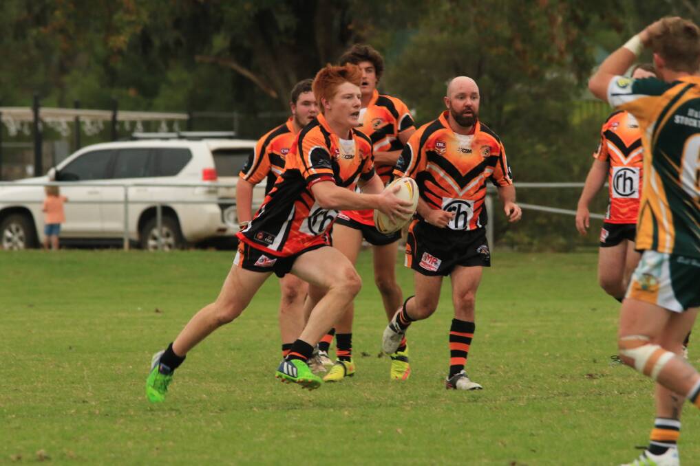 Curtis Hughes was strong in the middle for the Canowindra Tigers on Sunday despite his side losing 38-4.