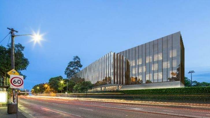 An artist's impression of the new faculty of arts and social sciences building to be built on the university's northern Parramatta Road boundary. Photo: NSW government