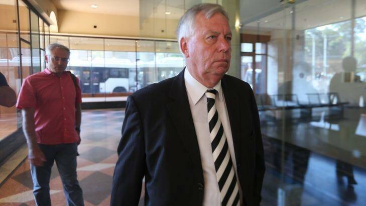 Former HSU boss Michael Williamson arrives at his trial in Sydney last year.  Photo: Nick Moir