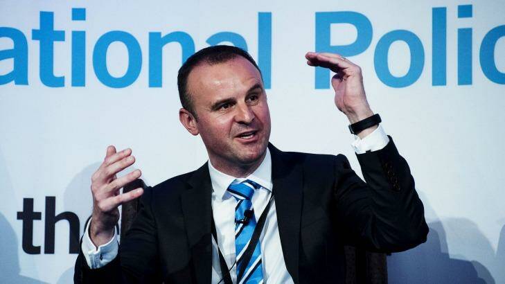 "These reforms champion innovation": ACT Chief Minister Andrew Barr.  Photo: Chris Pearce