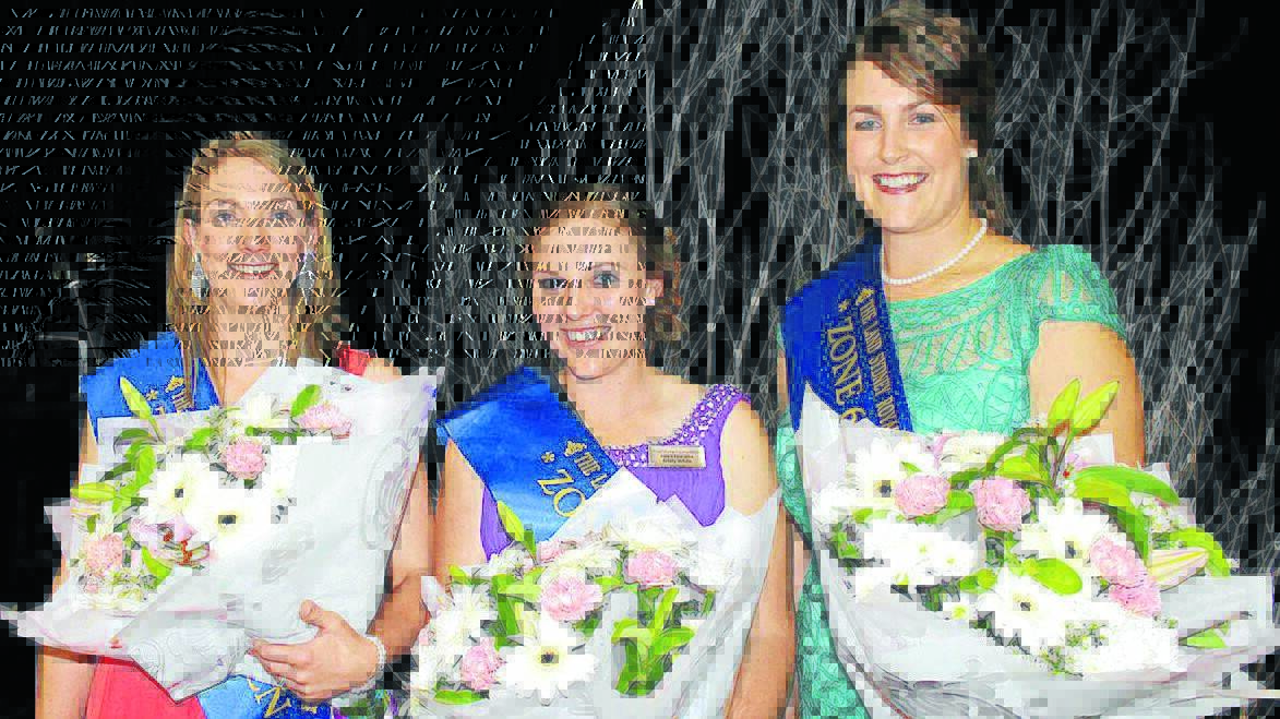 FILE PHOTO: Canowindra's Kristy White (centre) with Zone 6 finals were announced. 