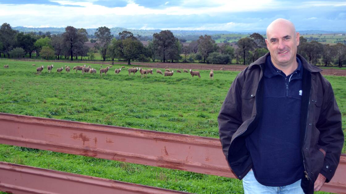 David Trengove is keen to see who is interested in a working party for the Lachlan Valley Lamb Group.