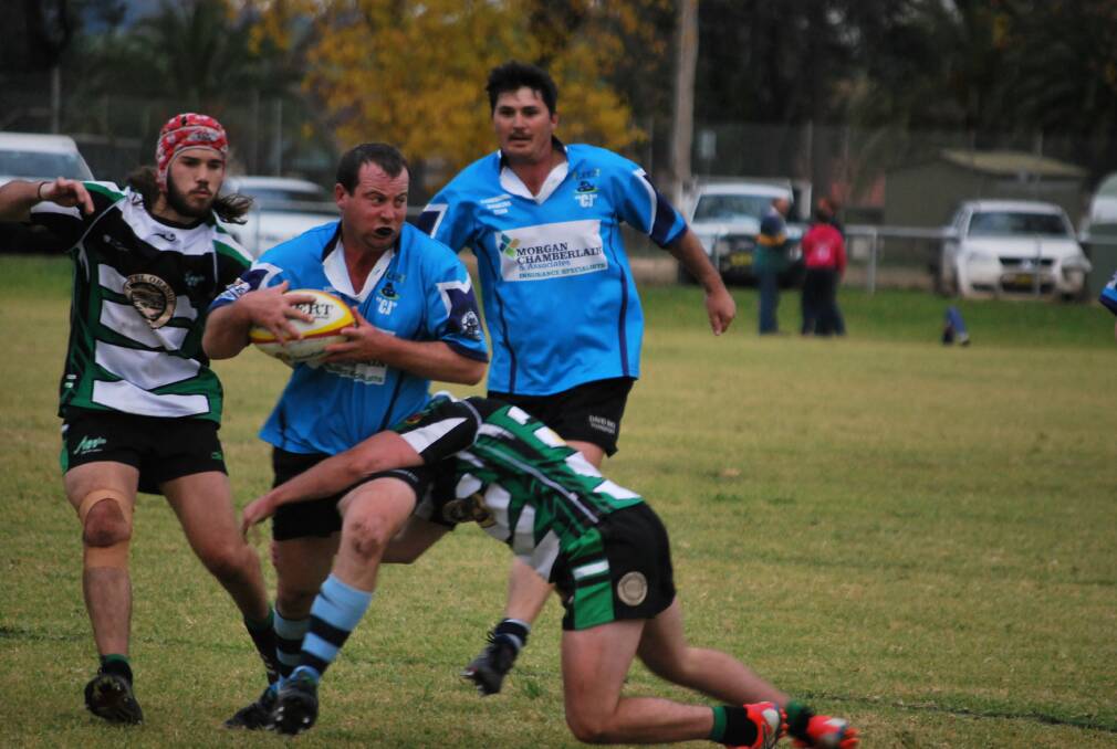 Craig McKenzie grabbed a try for the Pythons in their impressive win over Molong.