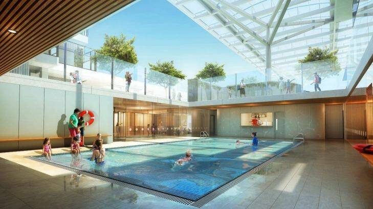 The infants pool at the $200 million Australian International School in Singapore Photo: Supplied
