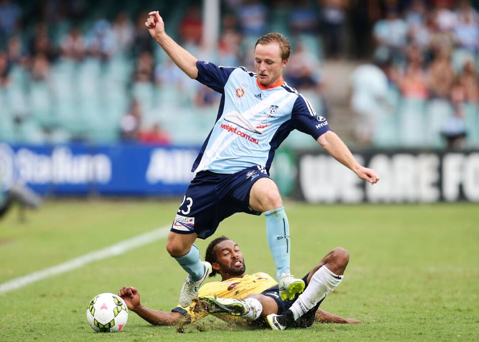 Canowindra's Rhyan Grant is looking forward to a busy season with the sky blues in the A-League.