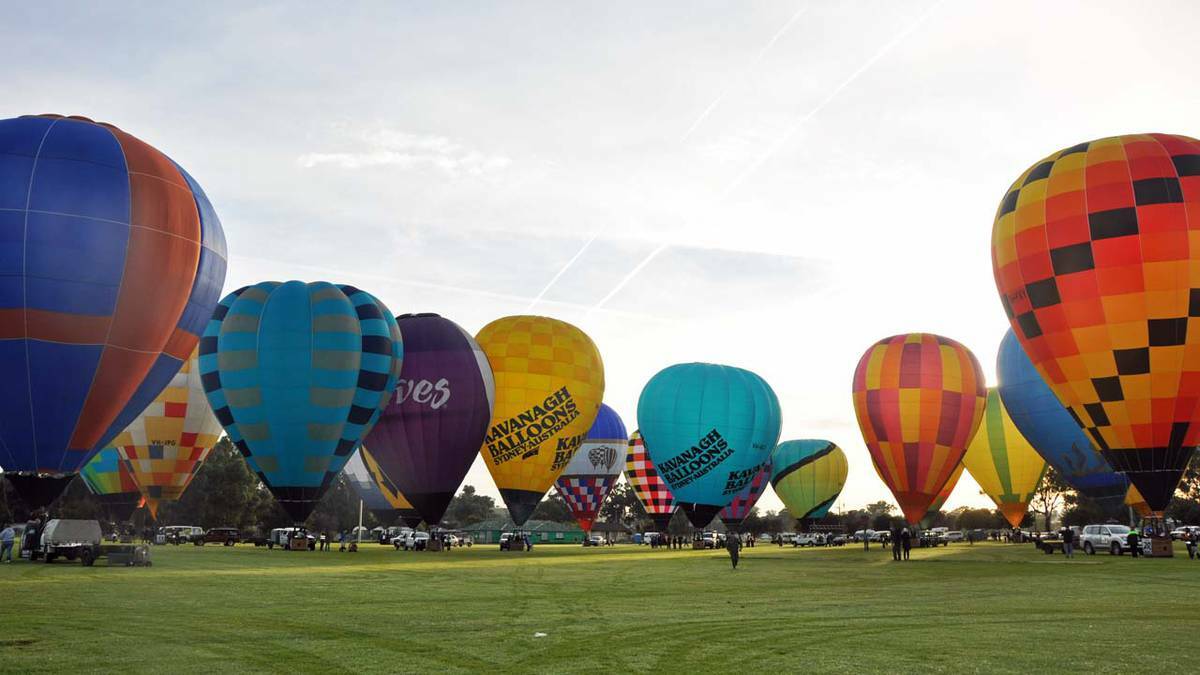 Canowindra Balloon Challenge has been announced as a finalist for the Dobija World Events and Tourism Awards. File photo. 