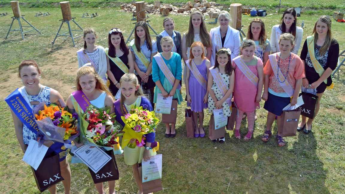 Amy Wythes took out the Senior Showgirl title, Joanna Balcombe Junior Showgirl and Maisie Harrison was crowned Little Miss Showgirl.