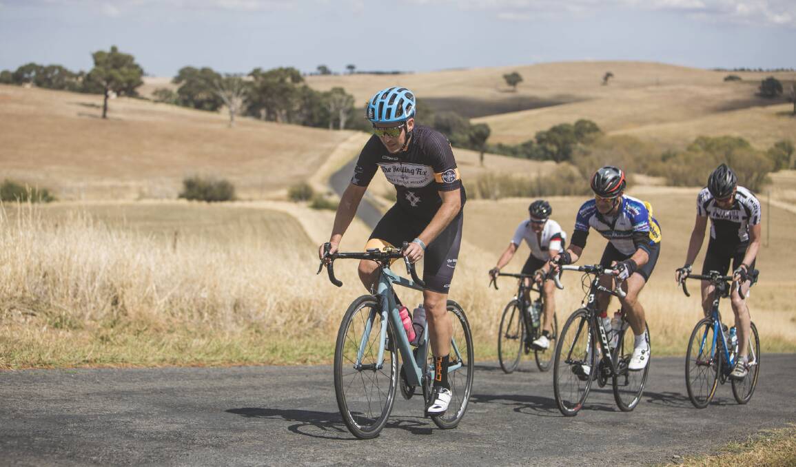 HARD YAKKA: Cyclists will pedal up 2200 metres of elevation for the Newcrest Orange Challenge in March. Photo: CONTRIBUTED