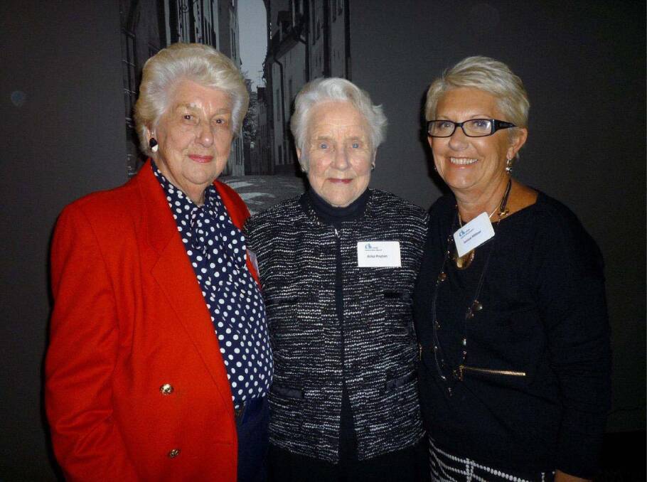 Dorothy Flannery, Ailsa Payten (Richard’s mother) and Janine Millner at the lunch.