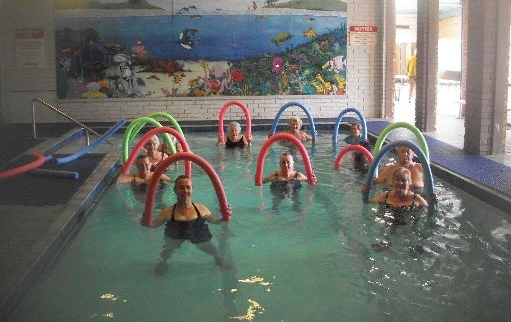 Exercise sessions in the hydrotherapy pool at Orange's Fitness Perfection. Photo: Contributed