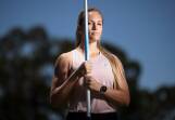 Javelin thrower Kelsey-Lee Barber is eyeing Olympic gold. Picture by Sitthixay Ditthavong