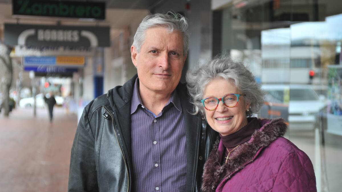 LENDING A HAND: Nick and Frances Hansen are appearing in the national advertising campaign in support of marriage equality. Photo: JUDE KEOGH 0908jkequality2