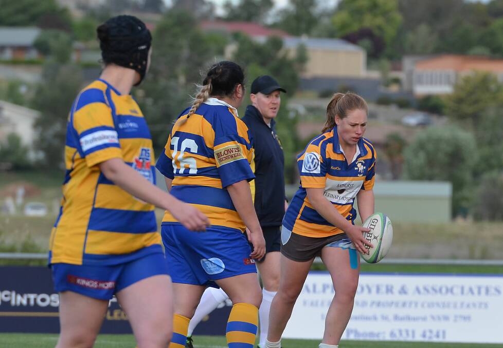 GOOD RECRUIT: Alicia Carr is an experienced league player, but she also impressed with her play-making skills for the Bathurst Bulldogs in the Women's Summer Sevens. Photo: ANYA WHITELAW