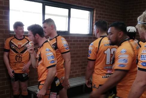 The Tigers get ready to head out during the Woodbridge Cup Carnival. Photo: Barry Traves