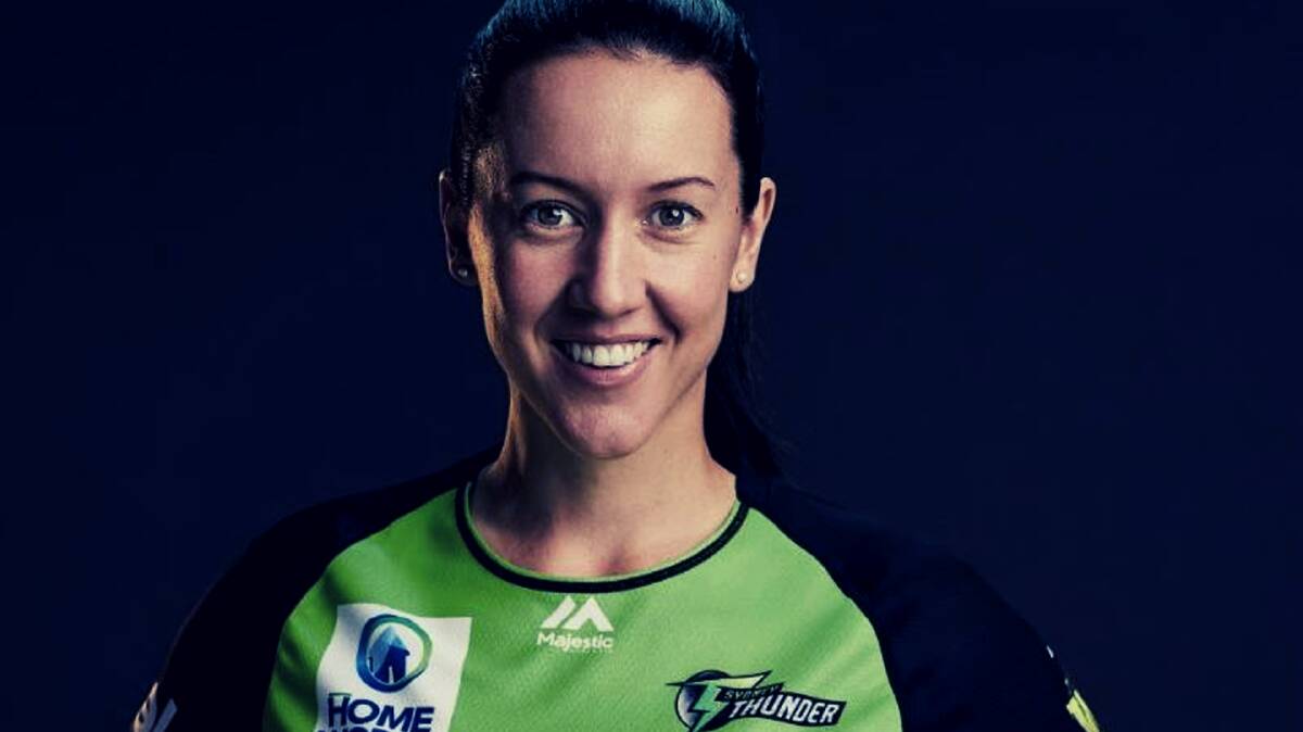 Lisa Griffith will begin her third Women's Big Bash League season with Sydney Thunder on Friday night. Photo: CONTRIBUTED.
