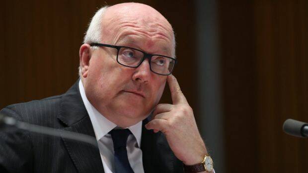 Attorney-General George Brandis says Dr Gillespie has no constitutional concerns. Photo: Andrew Meares
