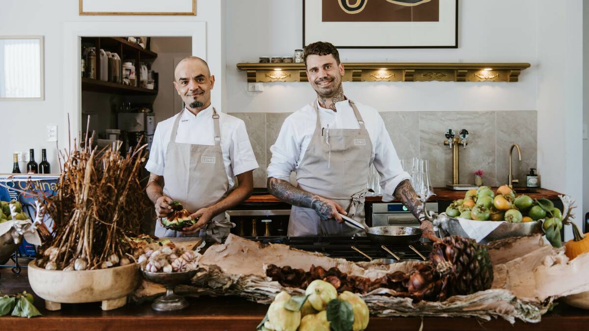 Indigenous chefs sous-chef Keith Munroe and head chef in residence Jack Brown who will work together at The Zin House in Mudgee. Picture supplied