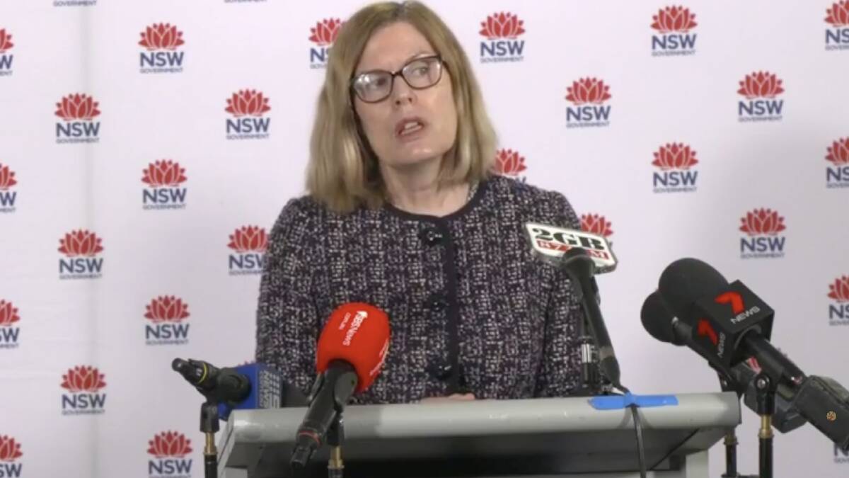 NSW Chief Health Officer Dr Kerry Chant 