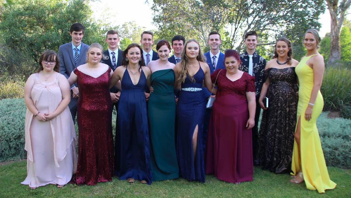 Canowindra High School Year 12 students celebrating their graduation at Eat Your Greens in Eugowra.