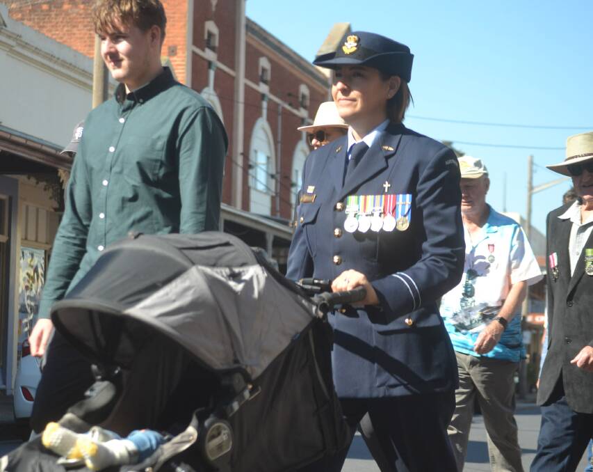 Amanda Campbell was the guest speaker at Canowindra's Anzac Day service.