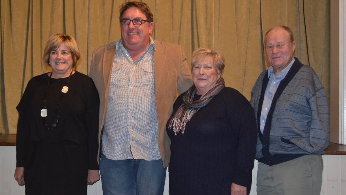 Canowindra's Cabonne candidates Cheryl Newsom, Anthony Durkin, Jenny Weaver and Kevin Walker.