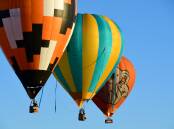 Balloons over Canowindra earlier this week for the 2024 International Balloon Challenge. Photo Federation Fotos