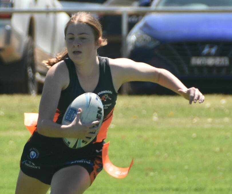 Amy Harrison is one of four Canowindra players selected in the Woodbridge League Tag side to take on the George Tooke Shield representative team.
