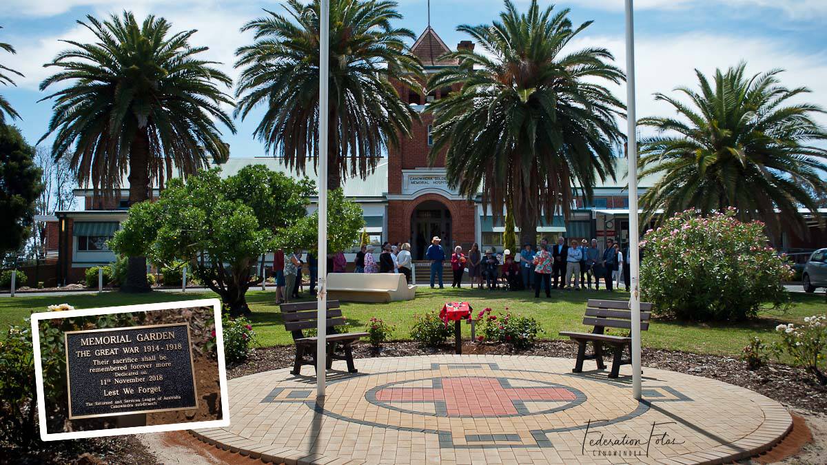The new Canowindra Hospital Memorial Garden. Photo by Federation Fotos.