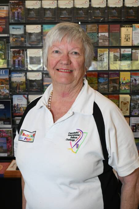 Jan Kerr, Canowindra Balloon Festival board member, is pleased with the festival's Excellence in Tourism award.
