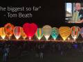 The challenge will once again culminate with the Cabonne Balloon Glow. Inset - organising committee chair Tom Beath.