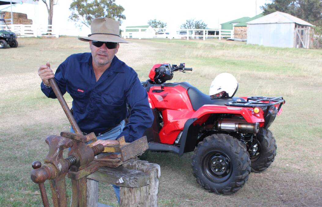 Quad bikes have become a workhorse on many farms because of their relative affordability and their ability to handle boggy conditions and just about every kind of terrain 