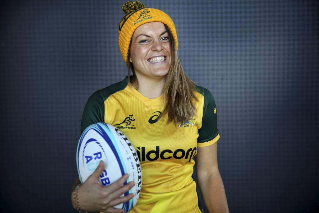 Grace Hamilton is both nervous and excited following her appointment as Wallaroos captain, one she wasn't expecting. Photo: JAMES ALCOCK