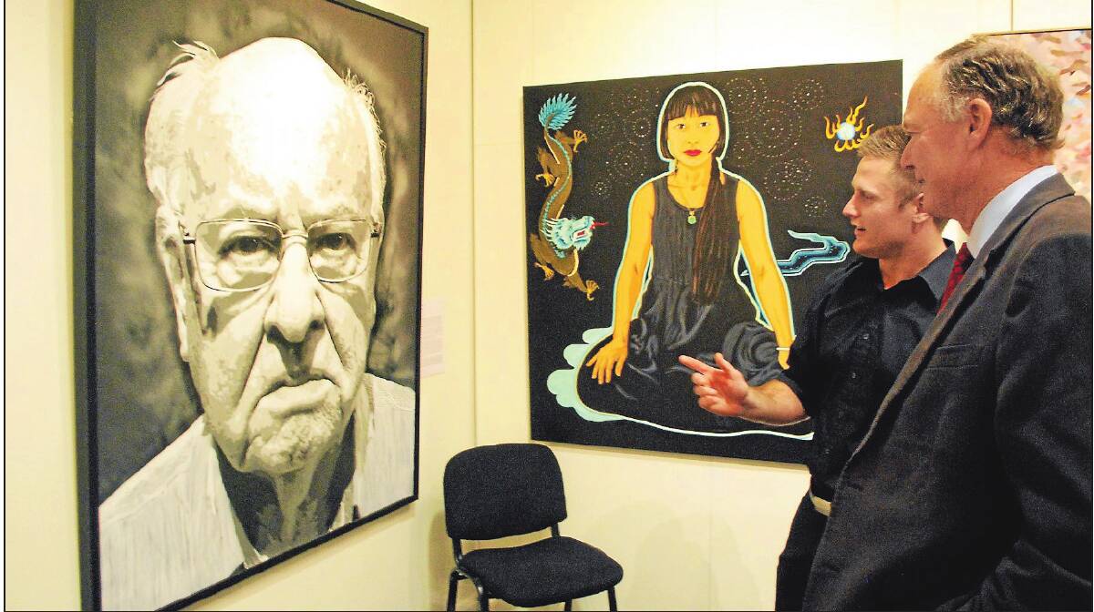 ART: The Cowra Regional Art Gallery has hosted the Archibald Prize on more than one occasion. This portrait by Luke Cornish is of Father Bob Maguire.  