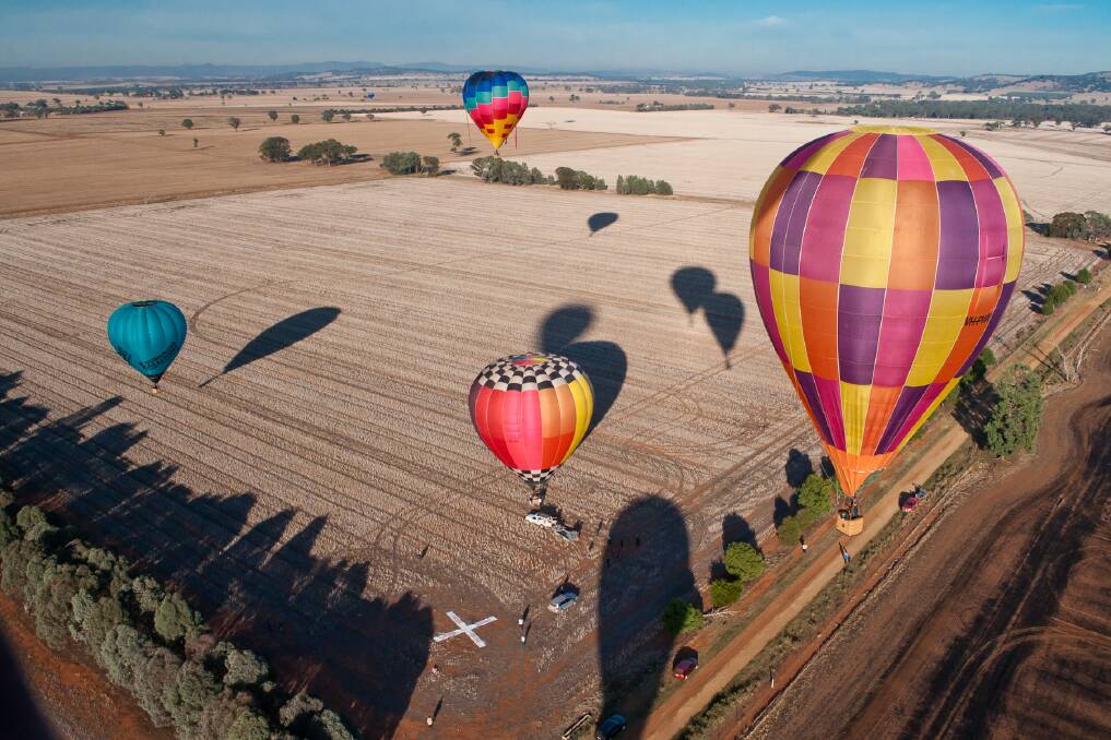 ONE OF A KIND: The Canowindra International Balloon Challenge is the only competition of its kind in Australia. Photo: Federation Fotos
